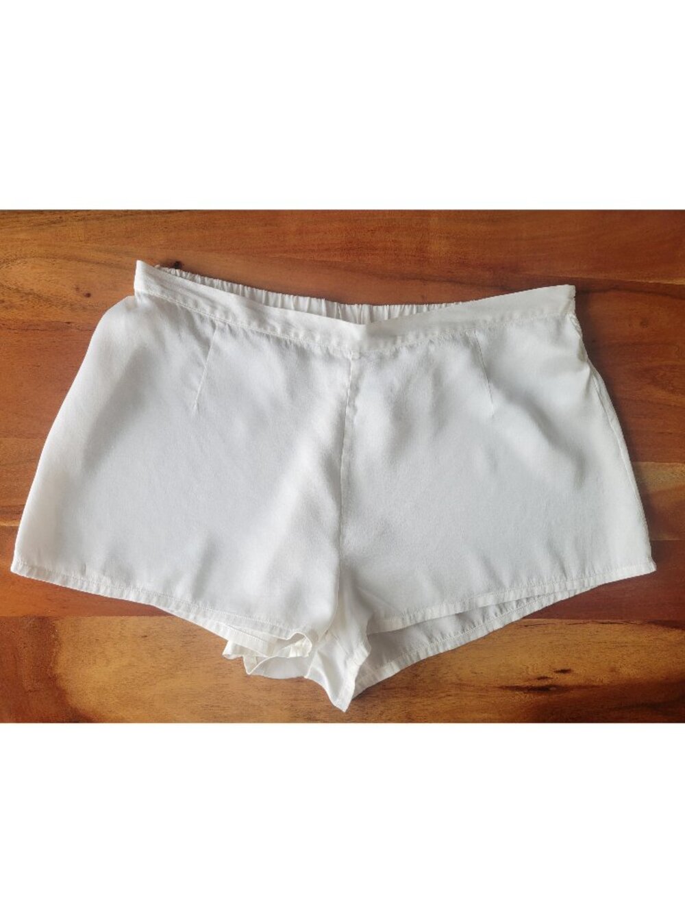 La Perla Ivory Silk Pajama Mini Sleep Shorts S